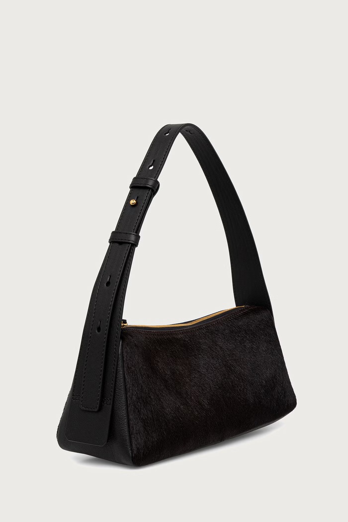 Pollini Torebka hobo damska skórzana PC4432PP0PQH2 brązowy AW26