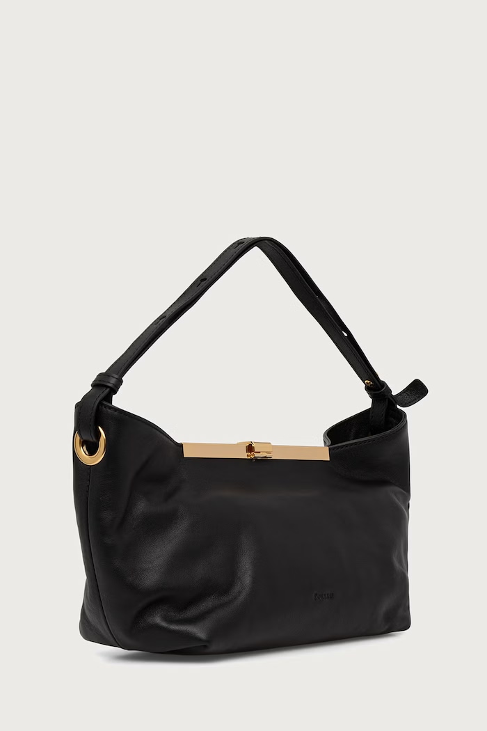 Pollini Torebka damska skórzana PC4482PP1PQG0 czarny AW26