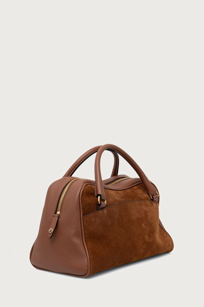Pollini Torebka crossbody damska skórzana PC4481PP1PQE1 brązowy AW26