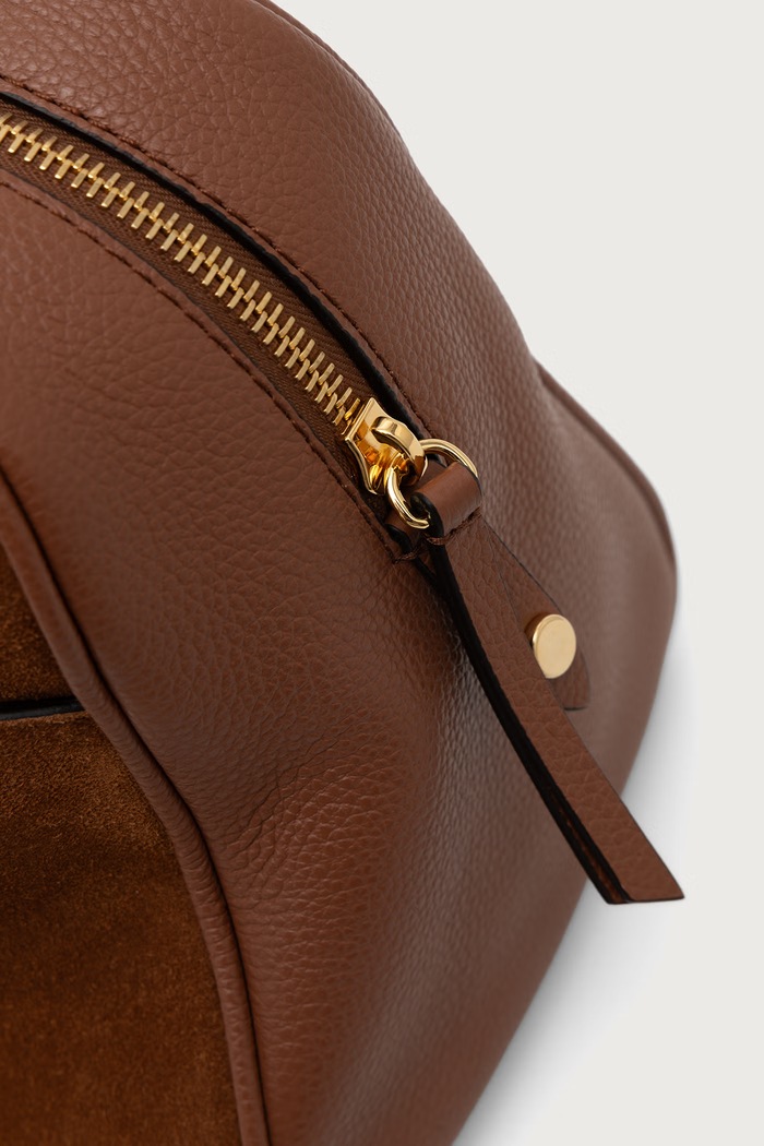 Torebka crossbody damska skórzana Pollini PC4481PP1PQE1 brązowy