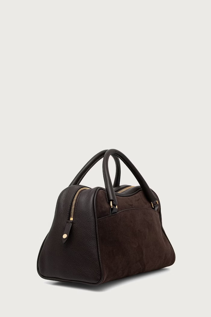 Pollini Torebka crossbody damska skórzana PC4481PP1PQE1 brązowy AW26