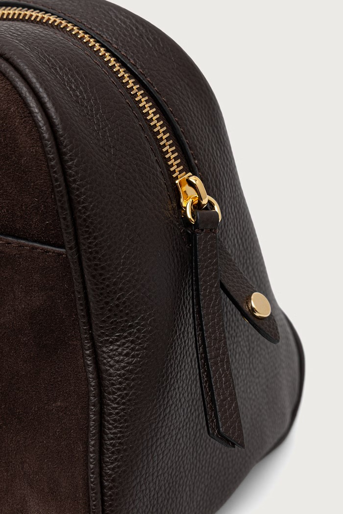 Torebka crossbody damska skórzana Pollini PC4481PP1PQE1 brązowy