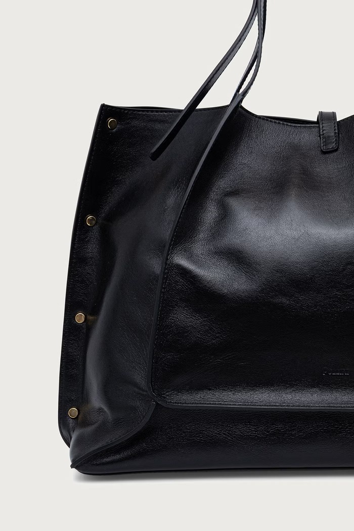 Akcesoria Pollini Torebka shopper damska skórzana PC4424PP1PQA0 czarny