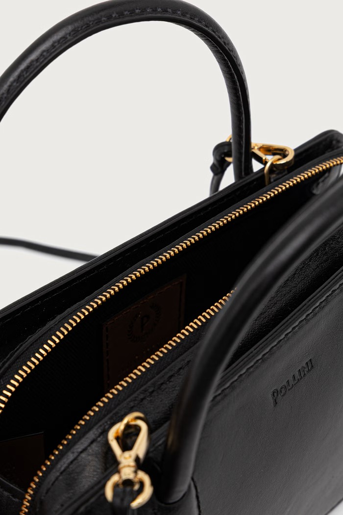 Pollini torebka crossbody damska skórzana PC4419PP1PQA0 czarny