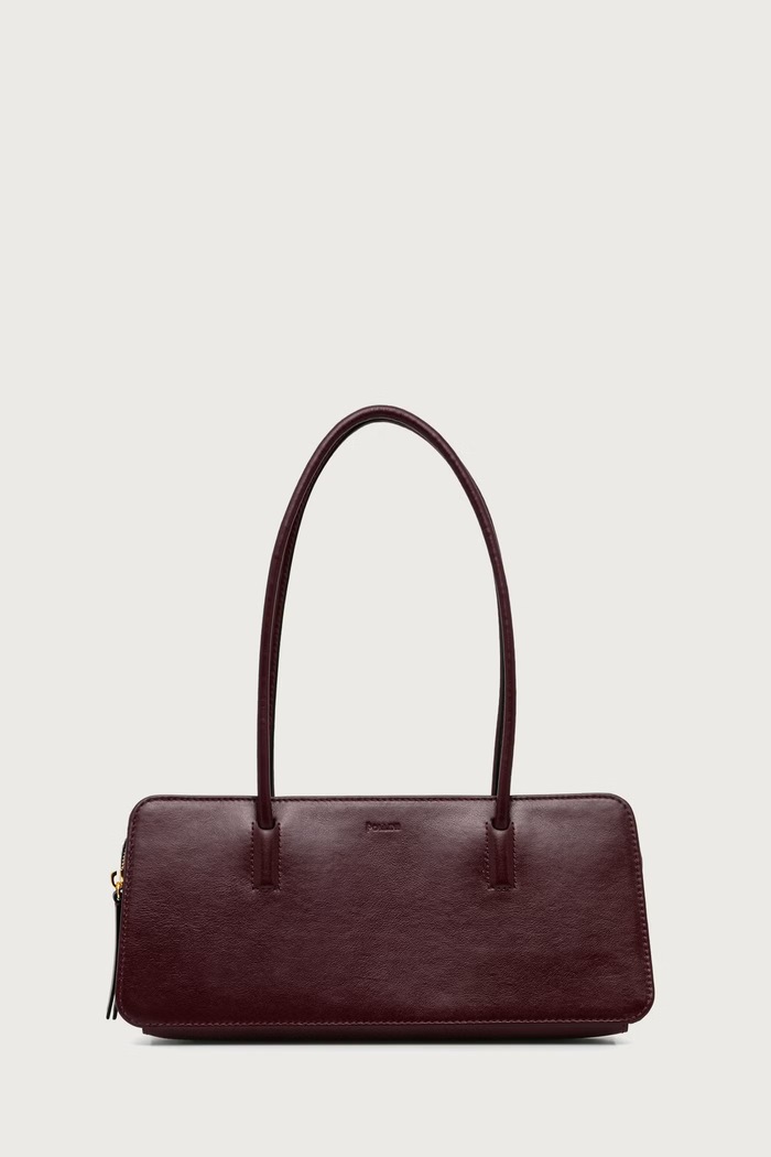 Pollini baguette kabelka dámská kožená burgundské PC4417PP1PQA0