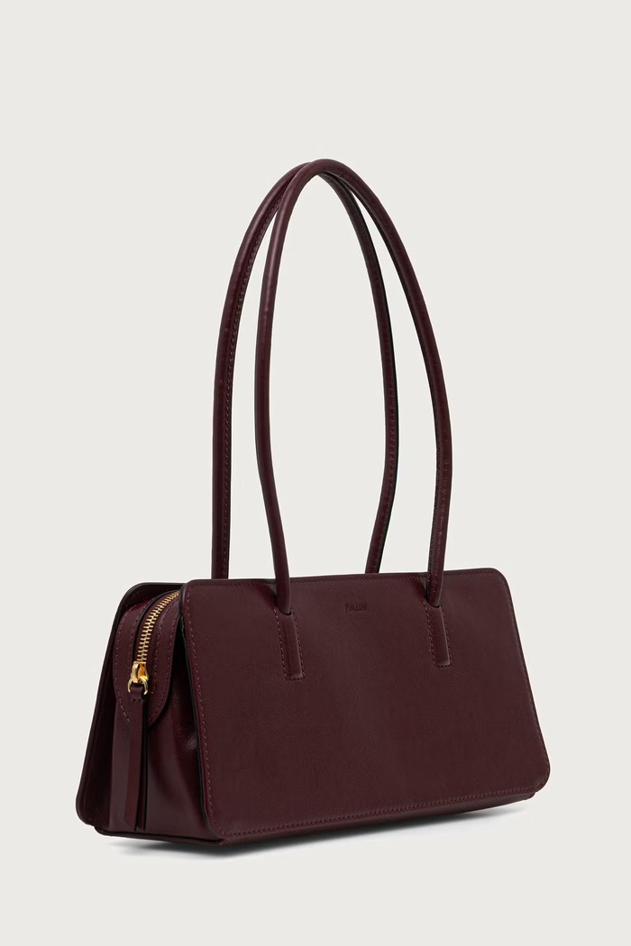 Pollini baguette kabelka dámská kožená PC4417PP1PQA0 burgundské AW26