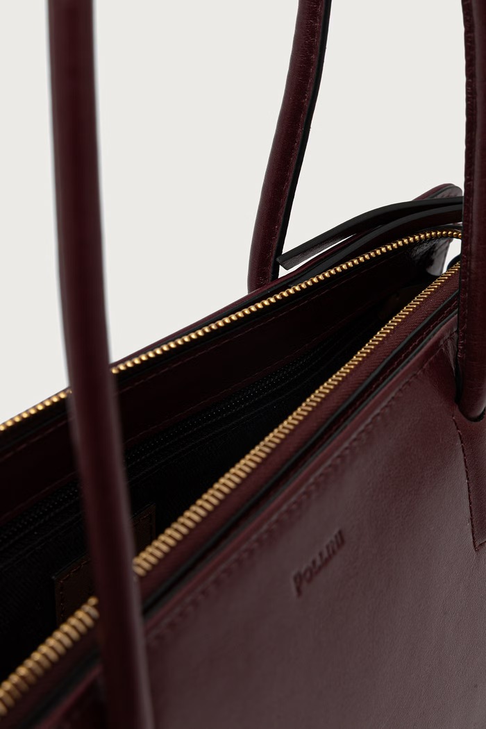 Pollini baguette kabelka dámská kožená PC4417PP1PQA0 burgundské