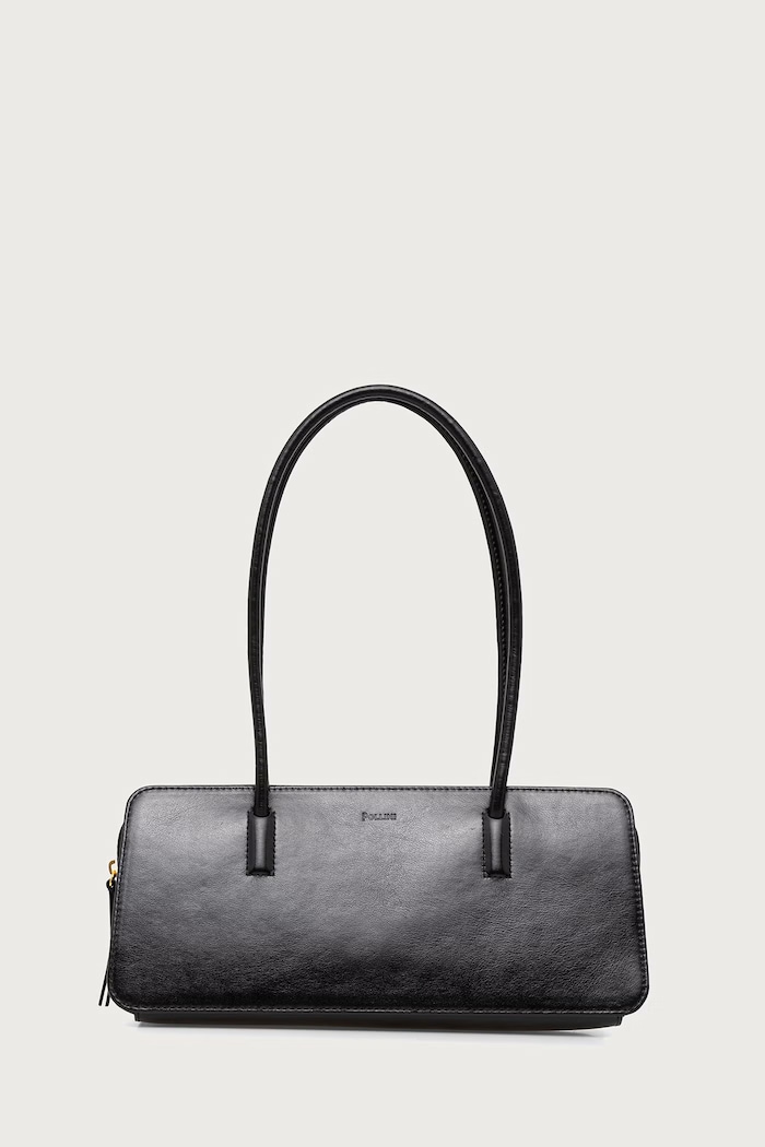 Pollini baguette kabelka dámská kožená černá PC4417PP1PQA0