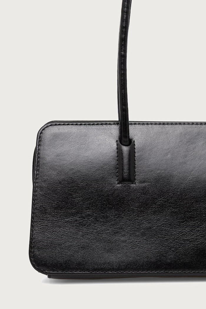 Doplňky Pollini baguette kabelka dámská kožená PC4417PP1PQA0 černá