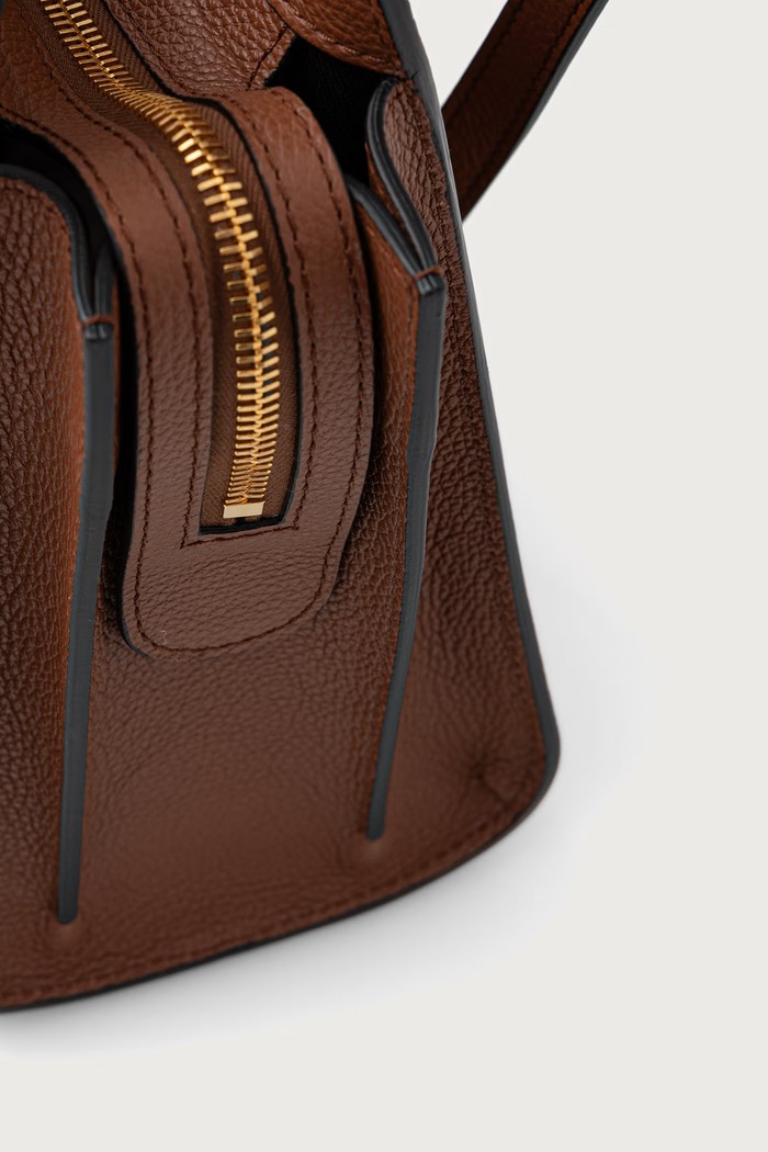 Torebka tote damska skórzana Pollini PC4412PP1PQE1 brązowy