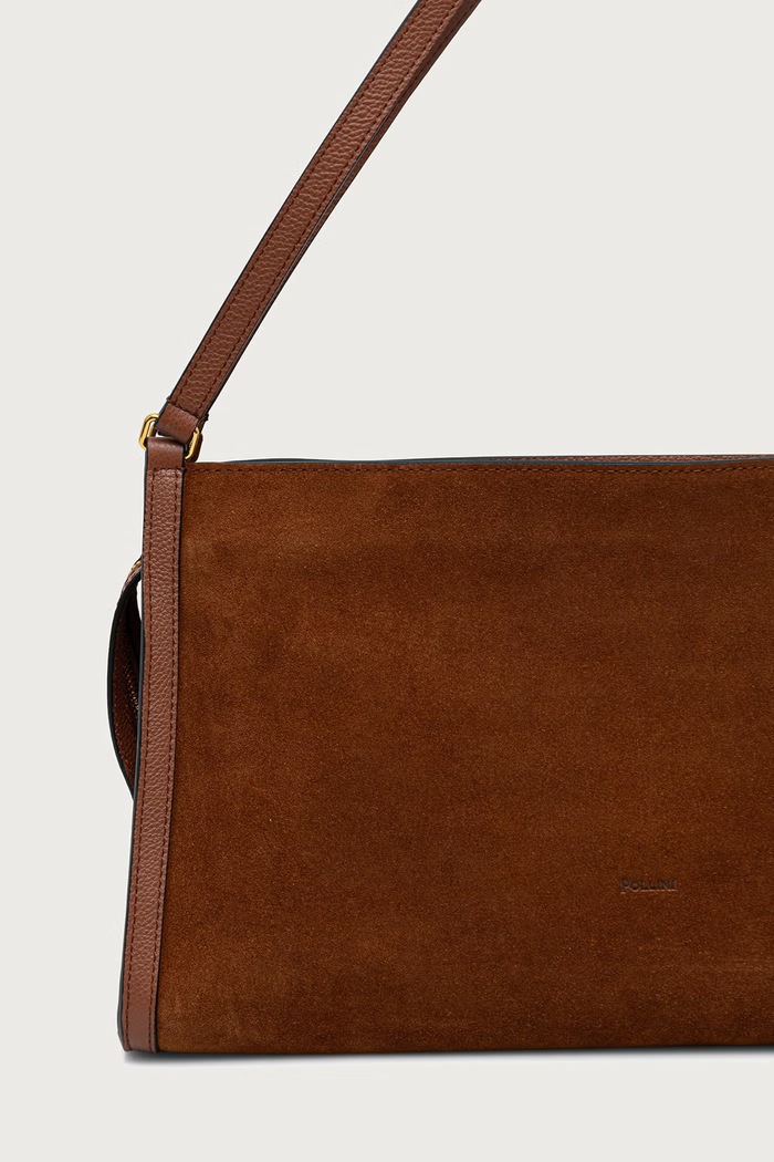 Torebka tote damska skórzana Pollini brązowy PC4412PP1PQE1