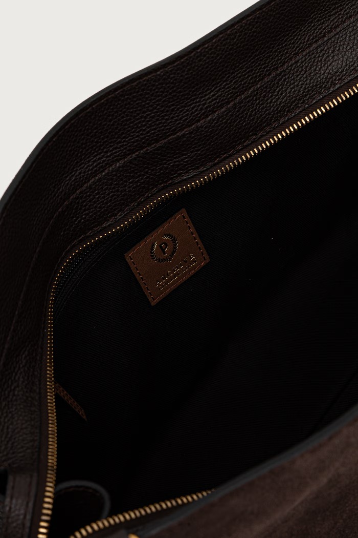 Akcesoria Pollini Torebka tote damska skórzana PC4412PP1PQE1 brązowy