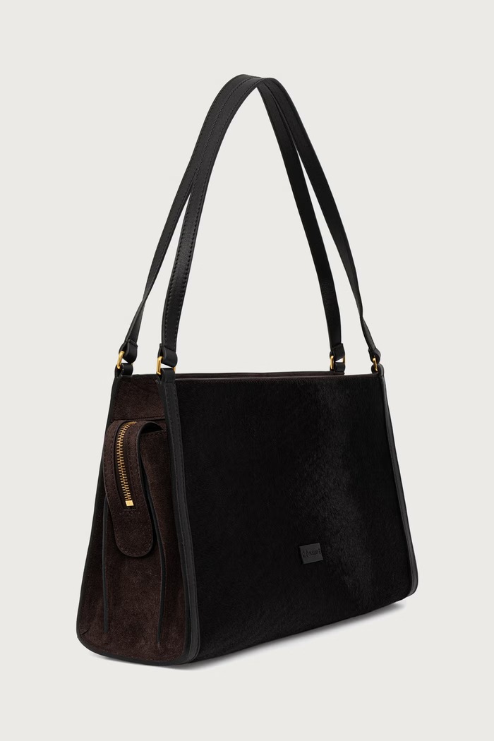 Pollini Shopper torba za žene od kože PC4414PP1PQH1 smeđa AW26