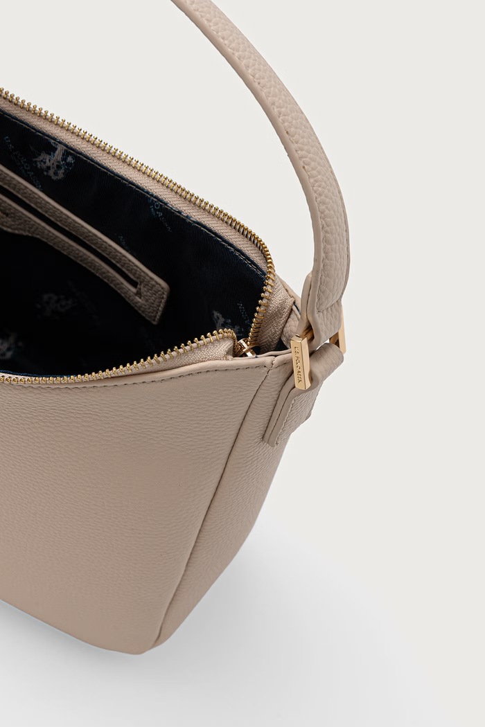 Geantă crossbody pentru femei cu imitație de piele STANFORD U.S. Polo Assn. bej BIUSS9360WVP