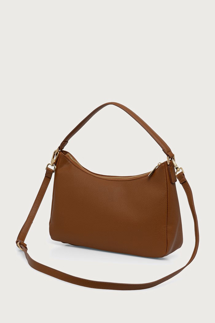 Akcesoria U.S. Polo Assn. Torebka crossbody damska z imitacji skóry STANFORD BIUSS9360WVP brązowy
