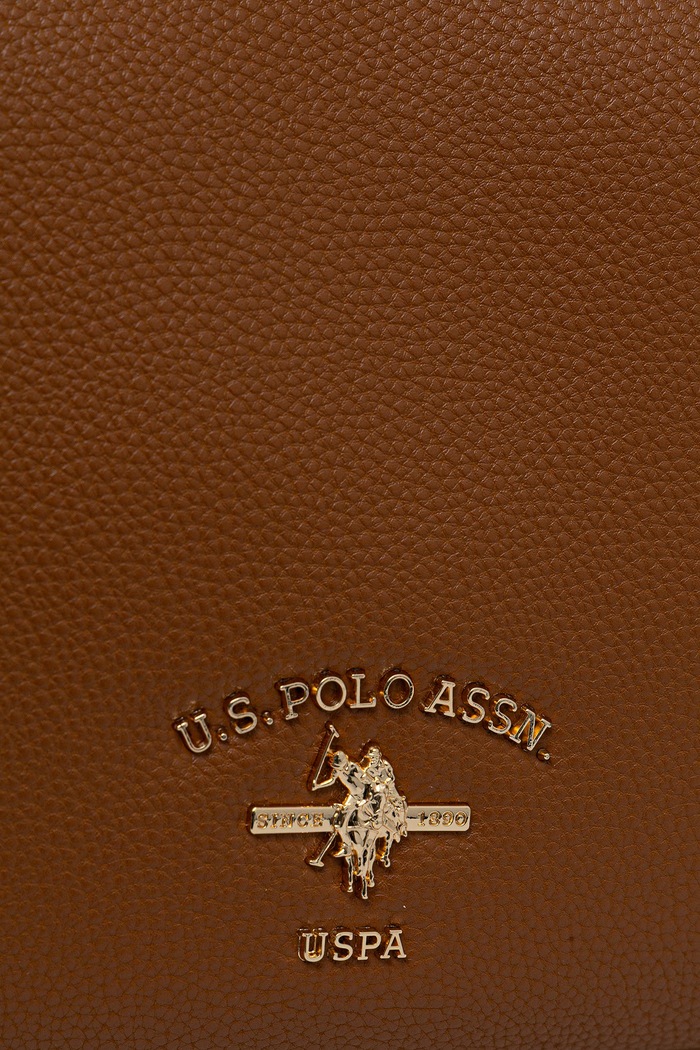 Torebka crossbody damska z imitacji skóry STANFORD U.S. Polo Assn. BIUSS9360WVP brązowy