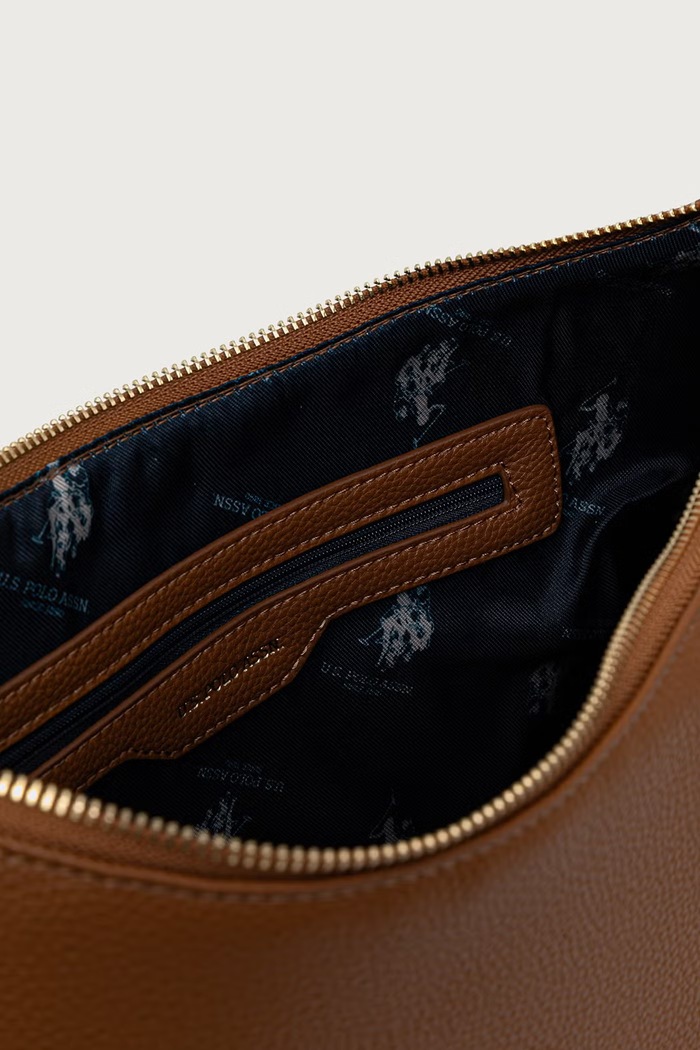 Torebka crossbody damska z imitacji skóry STANFORD U.S. Polo Assn. brązowy BIUSS9360WVP