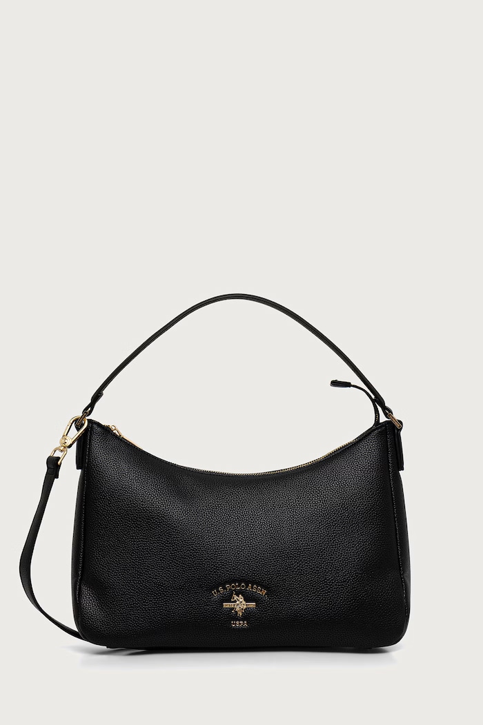 U.S. Polo Assn. Torebka crossbody damska z imitacji skóry STANFORD czarny BIUSS9360WVP