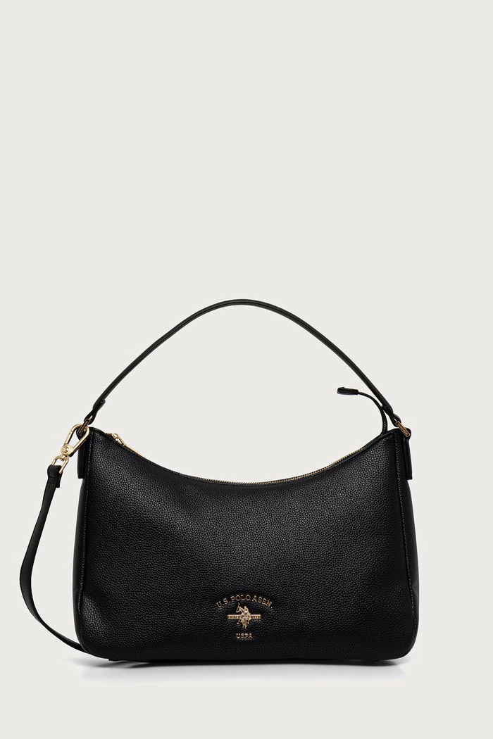 U.S. Polo Assn. Torebka crossbody damska z imitacji skóry STANFORD czarny BIUSS9360WVP