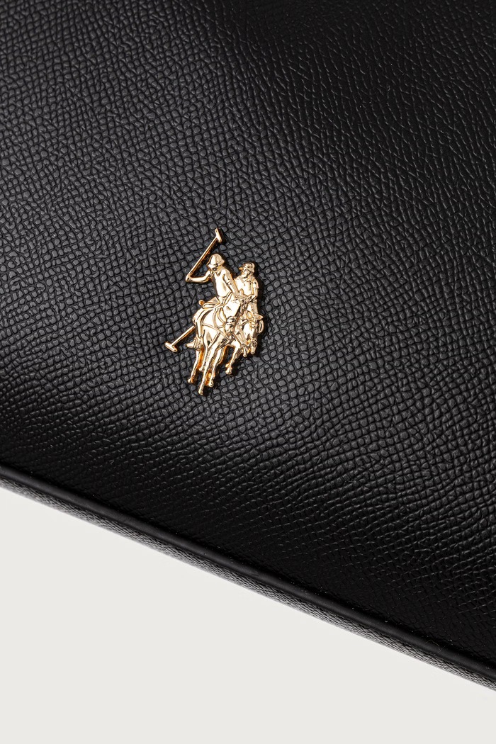 Torebka crossbody damska z imitacji skóry JONES U.S. Polo Assn. BIUJE9378WVP czarny