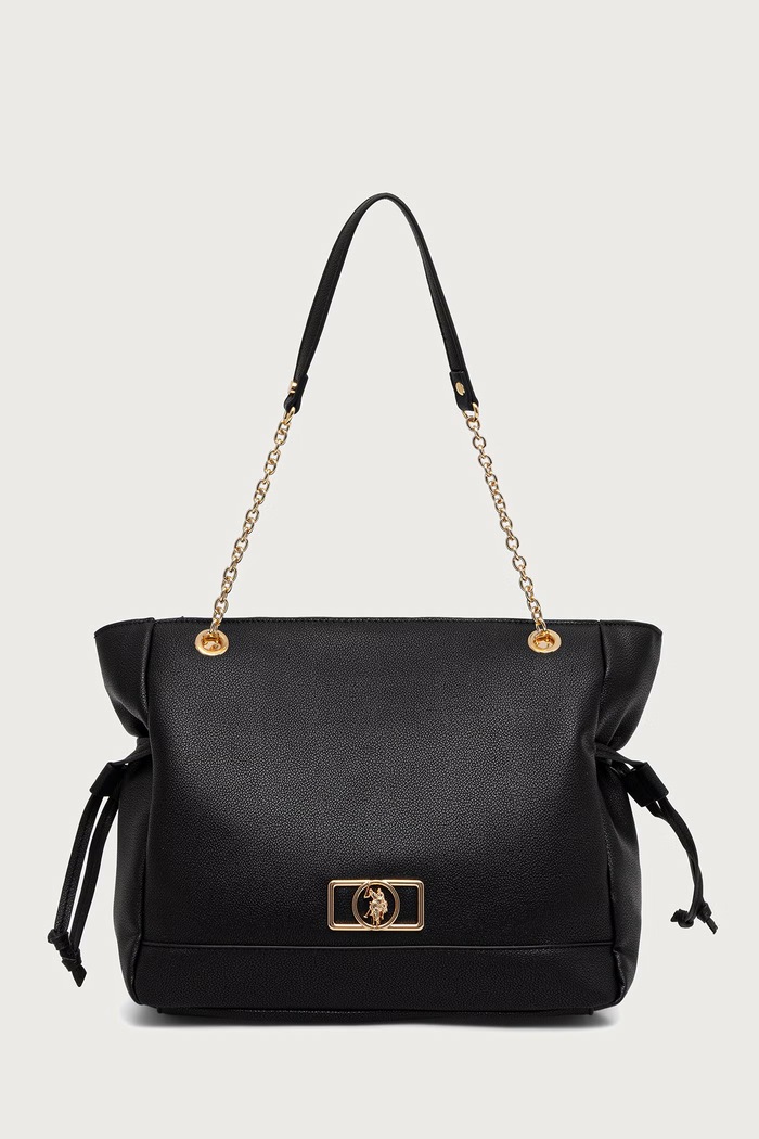 U.S. Polo Assn. Torebka tote damska JONES czarny BIUJ89349WVP