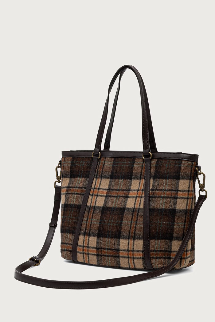 Akcesoria U.S. Polo Assn. Torebka shopper damska HOUSTON BIUHU9388WZC brązowy