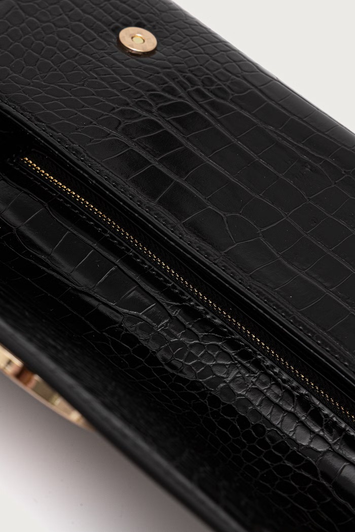 Torebka crossbody damska z imitacji skóry NEW CEREMONY U.S. Polo Assn. czarny BIU269343WVP