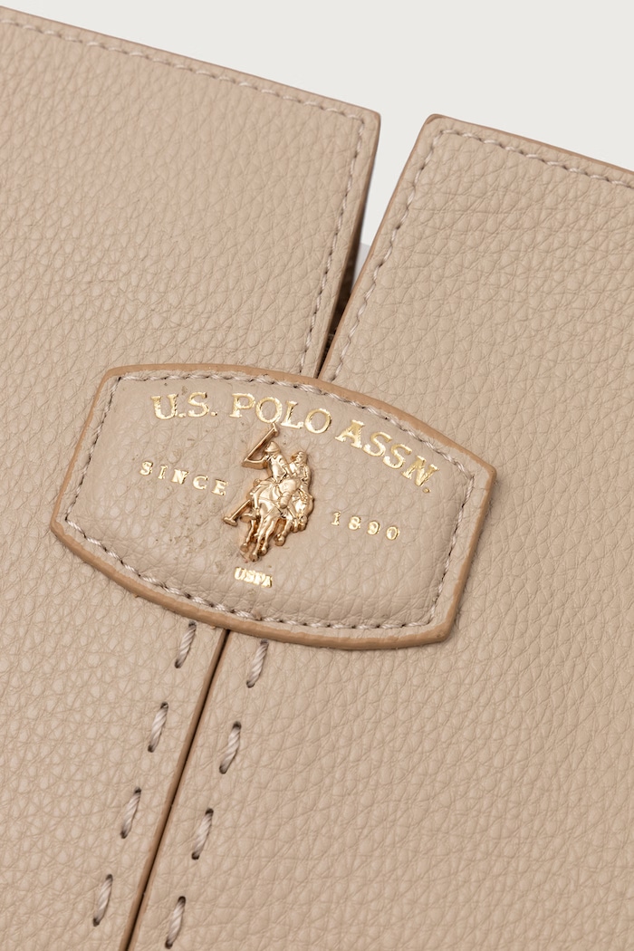 Crossbody torba za žene od imitacije kože CHESTNUT U.S. Polo Assn. bež BIU269339WVP