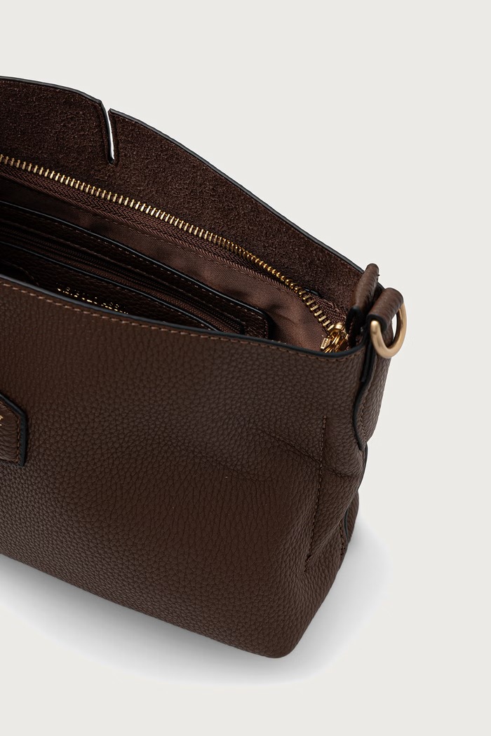 Torebka crossbody damska z imitacji skóry CHESTNUT U.S. Polo Assn. brązowy BIU269339WVP