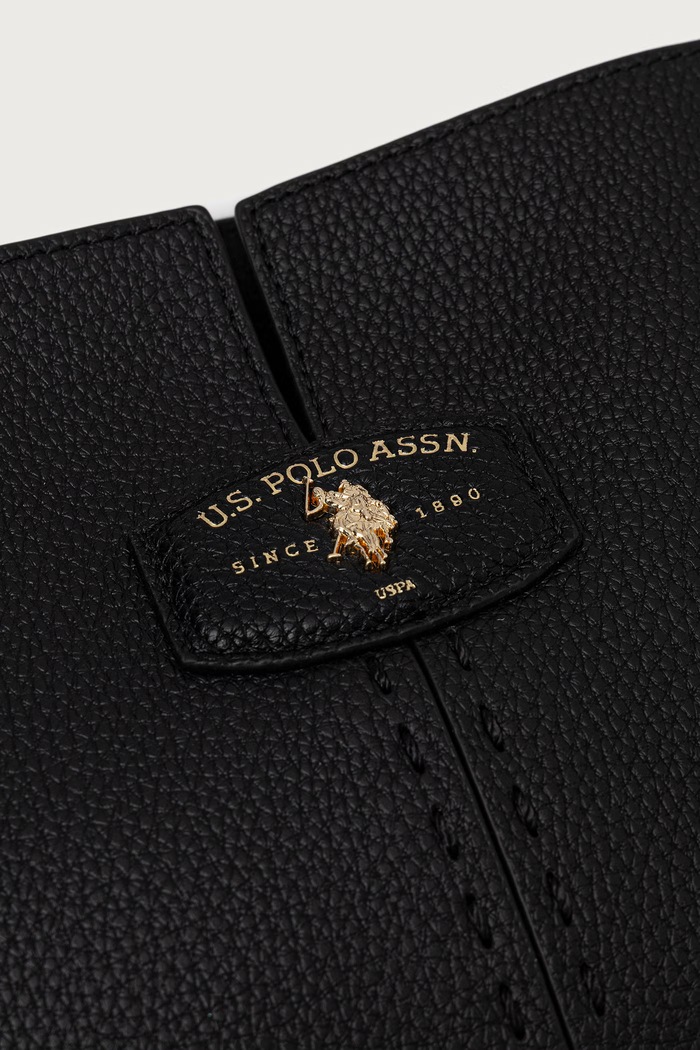 Torebka crossbody damska z imitacji skóry CHESTNUT U.S. Polo Assn. BIU269339WVP czarny