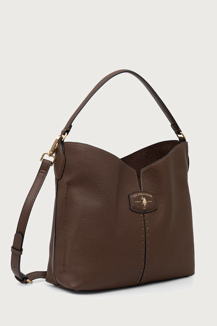 U.S. Polo Assn. Torebka crossbody damska CHESTNUT BIU269338WVP brązowy AW26