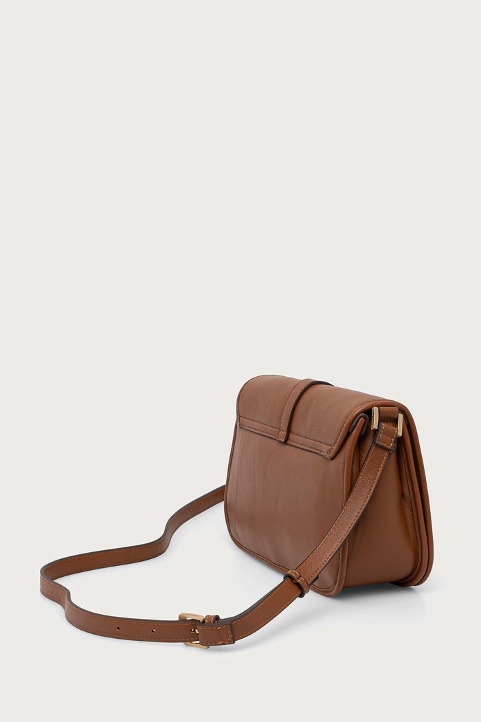 Akcesoria U.S. Polo Assn. Torebka crossbody damska z imitacji skóry NANTUCKET BIU269322WVP brązowy