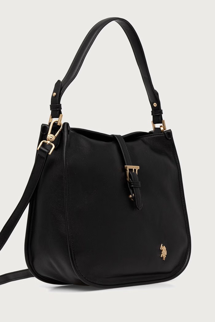 U.S. Polo Assn. Torebka crossbody damska NANTUCKET BIU269320WVP czarny AW26