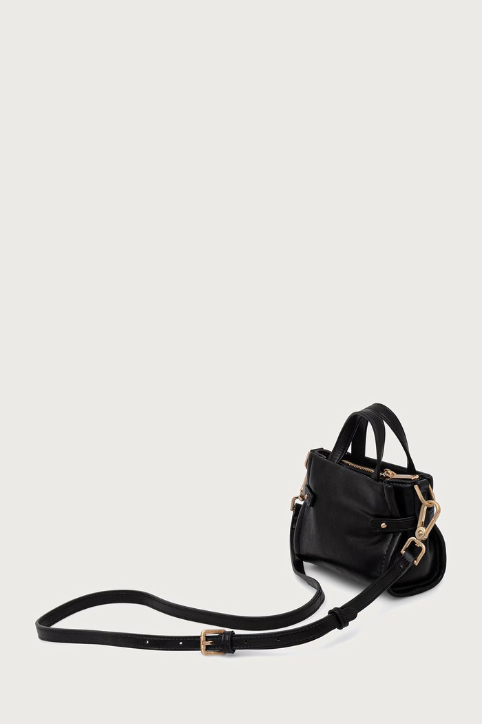 Akcesoria U.S. Polo Assn. Torebka crossbody damska z imitacji skóry CLANMAGHERY BIU269318WVP czarny
