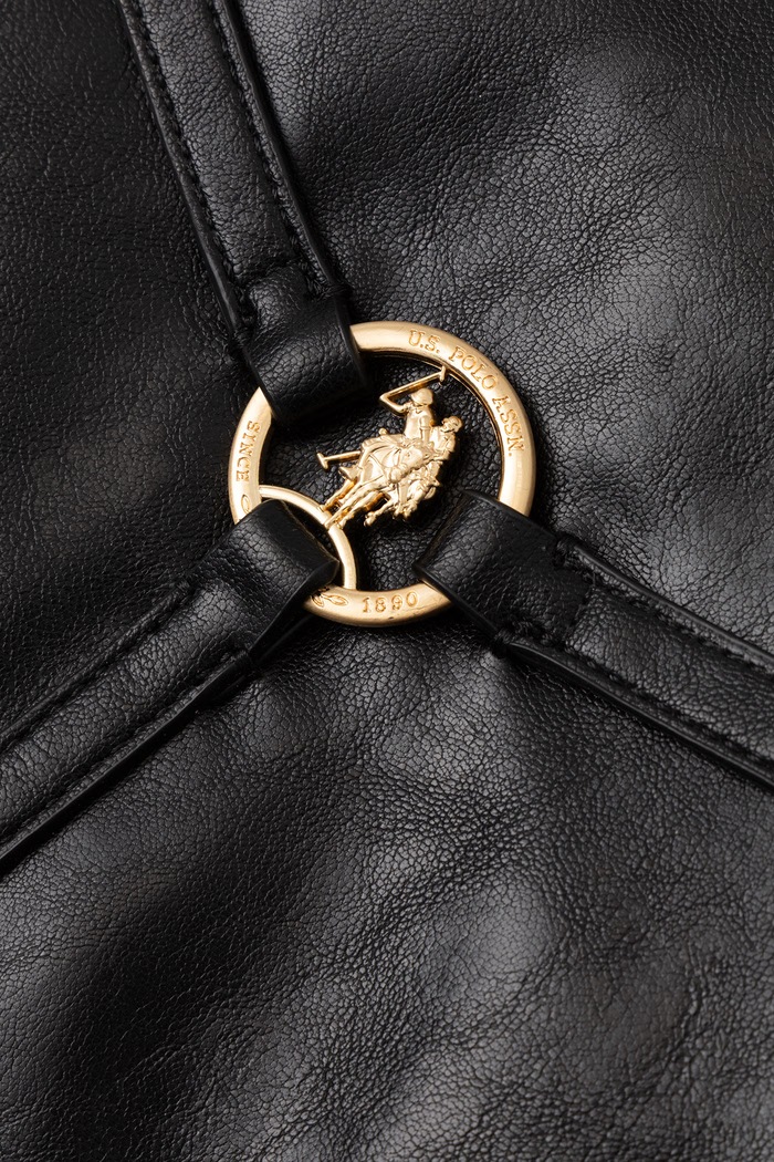 Torebka damska z imitacji skóry CLANMAGHERY U.S. Polo Assn. BIU269316WVP czarny
