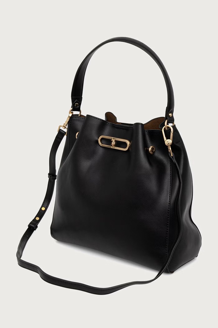 Akcesoria U.S. Polo Assn. Torebka shopper damska AYTOUNHILL BIU269306WVP czarny