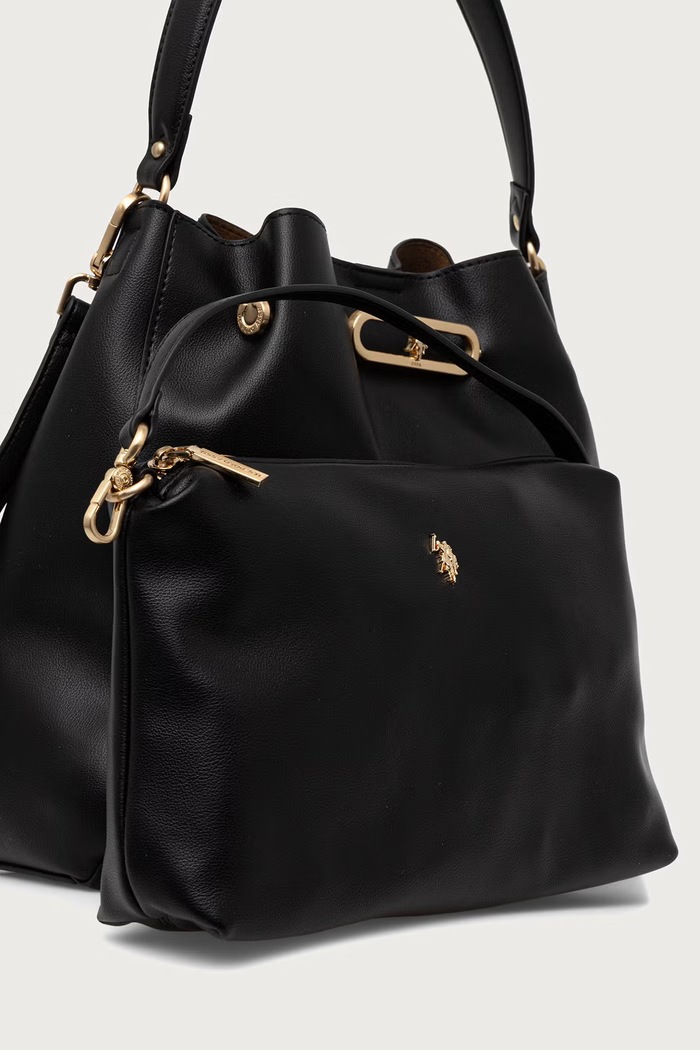 Torebka shopper damska AYTOUNHILL U.S. Polo Assn. BIU269306WVP czarny