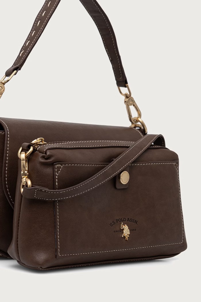 Listonoszka damska MIDDLETON U.S. Polo Assn. BIU0M9374WVP brązowy