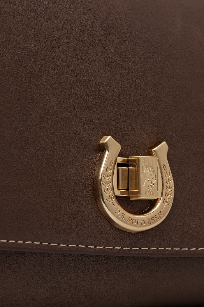 Listonoszka damska MIDDLETON U.S. Polo Assn. brązowy BIU0M9374WVP