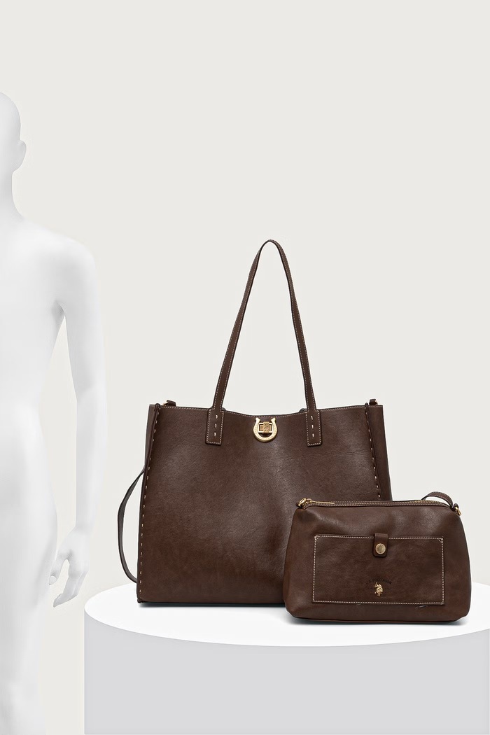 U.S. Polo Assn. Torebka shopper damska z imitacji skóry MIDDLETON BIU0M9372WVP