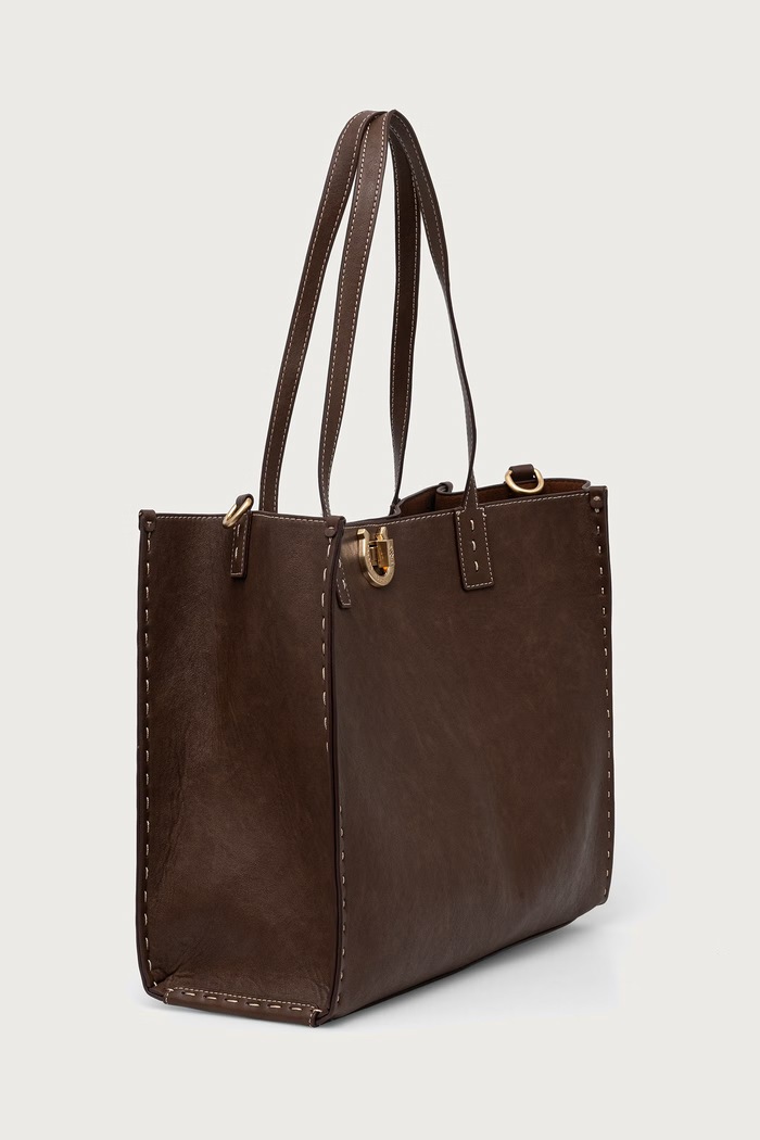 U.S. Polo Assn. Torebka shopper damska z imitacji skóry MIDDLETON BIU0M9372WVP brązowy AW26