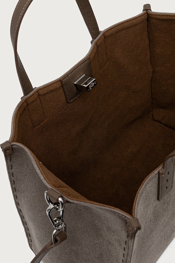 U.S. Polo Assn. Torebka shopper damska z bawełną MIDDLETON BIU0M8869WZC