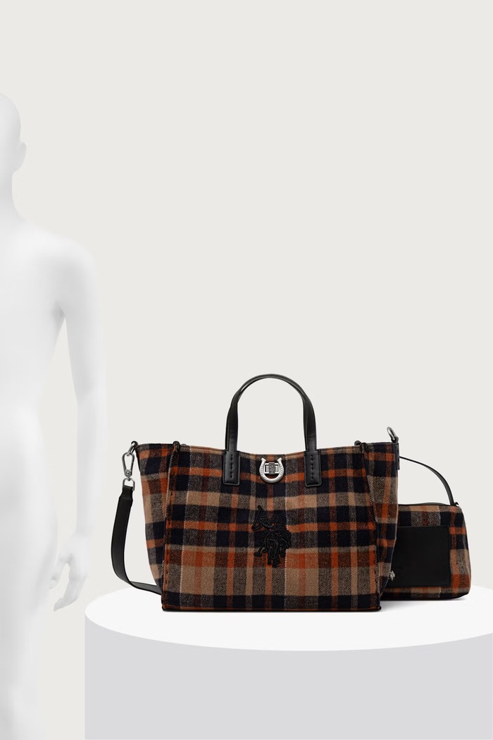 U.S. Polo Assn. Torebka shopper damska z bawełną MIDDLETON BIU0M8869WZC