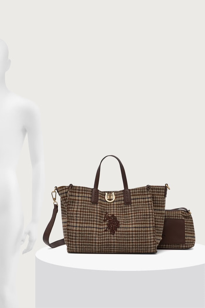 U.S. Polo Assn. Torebka shopper damska z bawełną MIDDLETON BIU0M8869WZC
