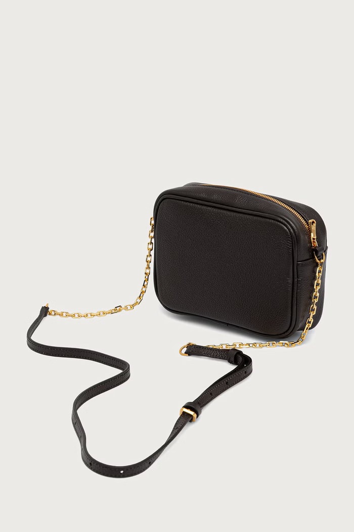 Akcesoria Patrizia Pepe Torebka crossbody damska skórzana 8B0242.L001 brązowy