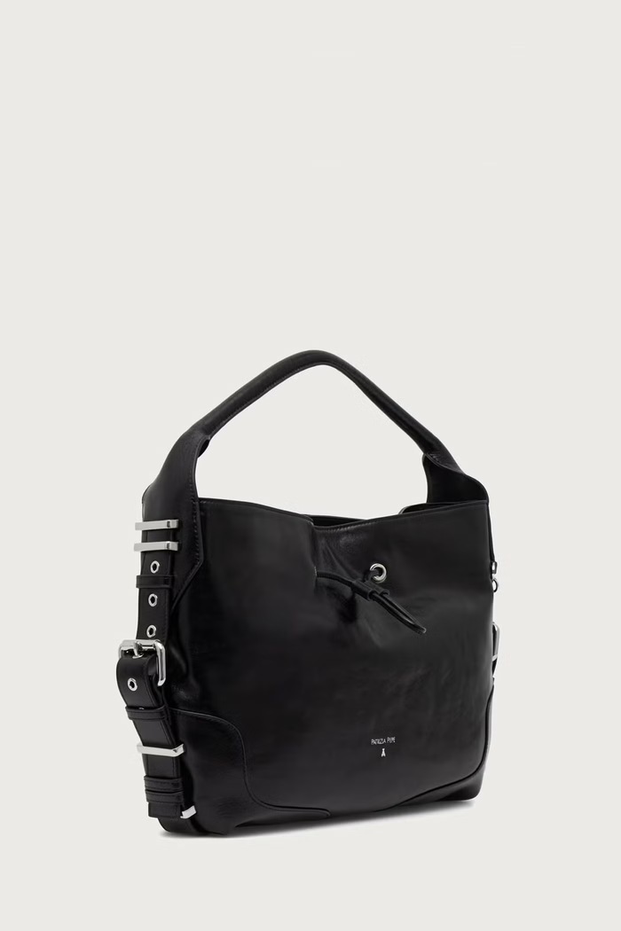 Patrizia Pepe Tote bag pentru femei din piele 2B0021.L0002 negru AW26