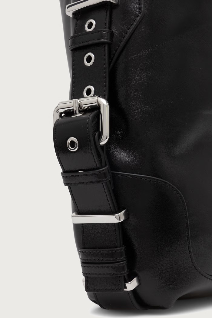 Tote bag pentru femei din piele Patrizia Pepe 2B0021.L0002 negru