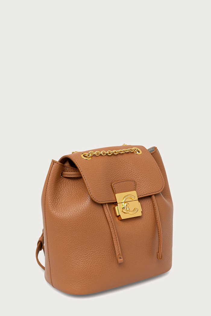 Coccinelle Городской рюкзак для женщин кожаный E1.U4K.14.01.01 коричневый AW26