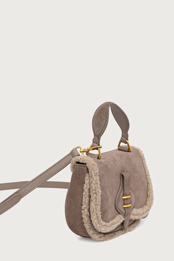 Coccinelle Сумка crossbody для женщин замшевая E5.V7J.58.01.01 бежевый AW26