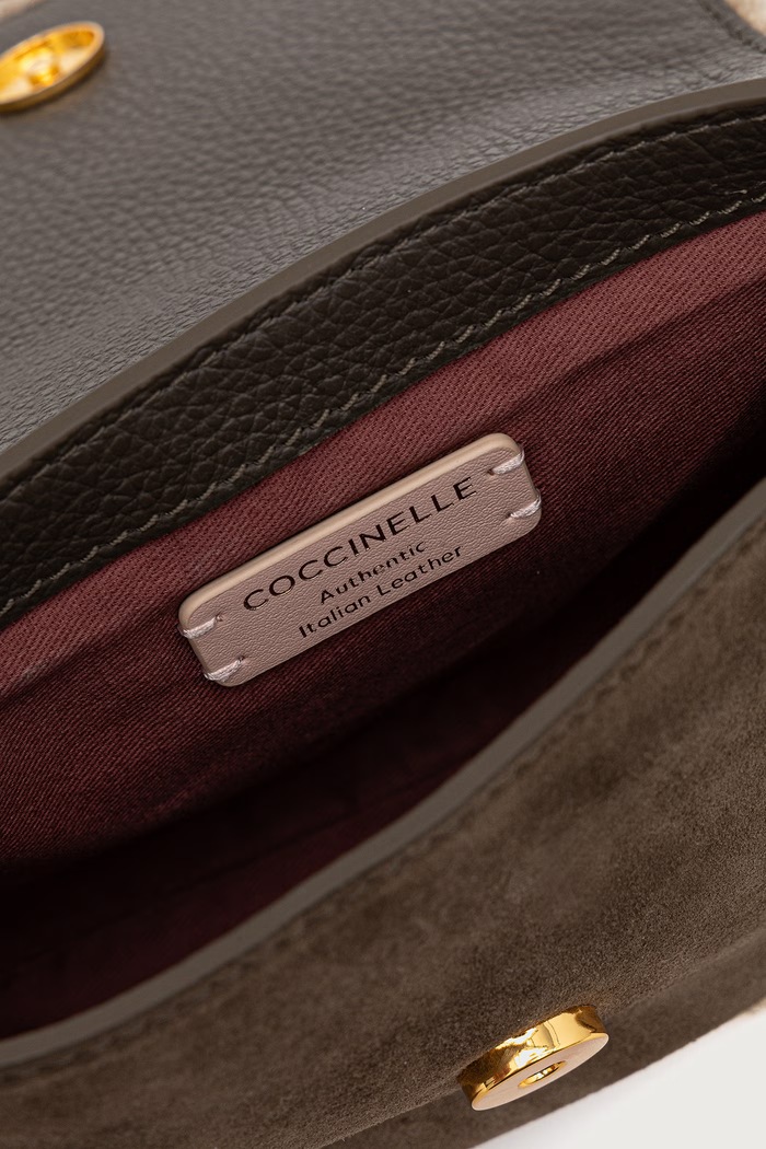 Coccinelle Torebka crossbody damska zamszowa E5.V7J.58.01.01